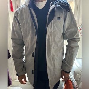 Quicksilver jacket snow coat insulated and light weight